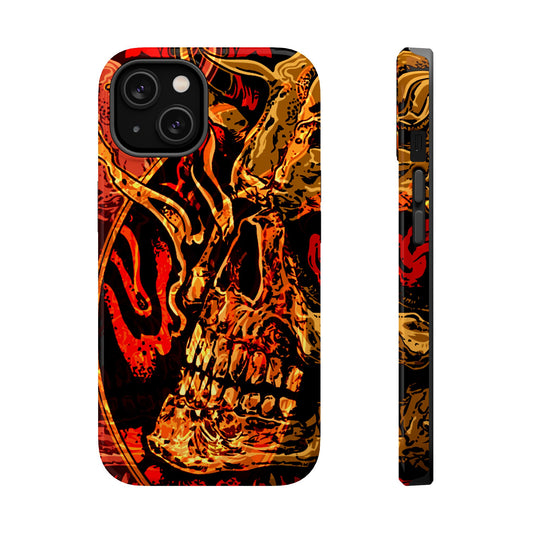 Skull Art MagSafe® iPhone Tough Case Dual Layer Robust