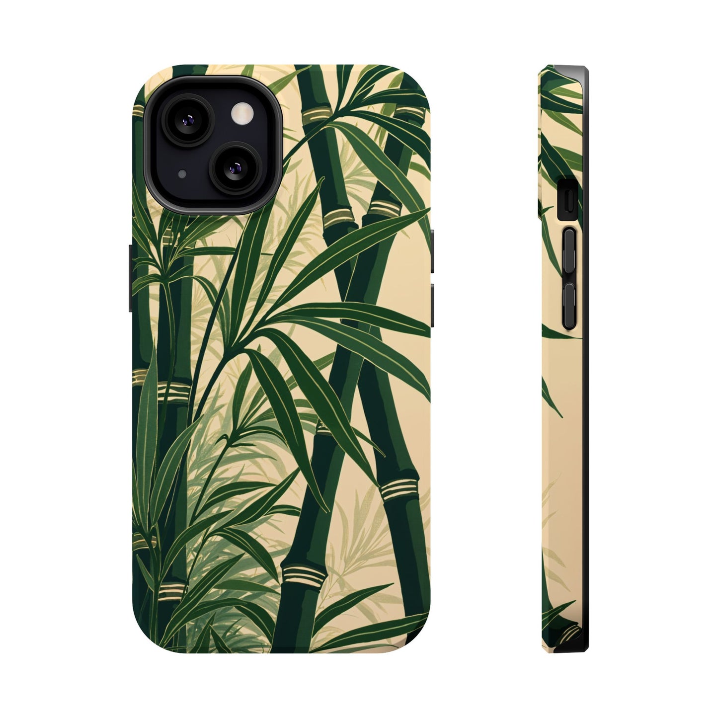 Bamboo Nature MagSafe® iPhone Tough Case Dual Layer Robust