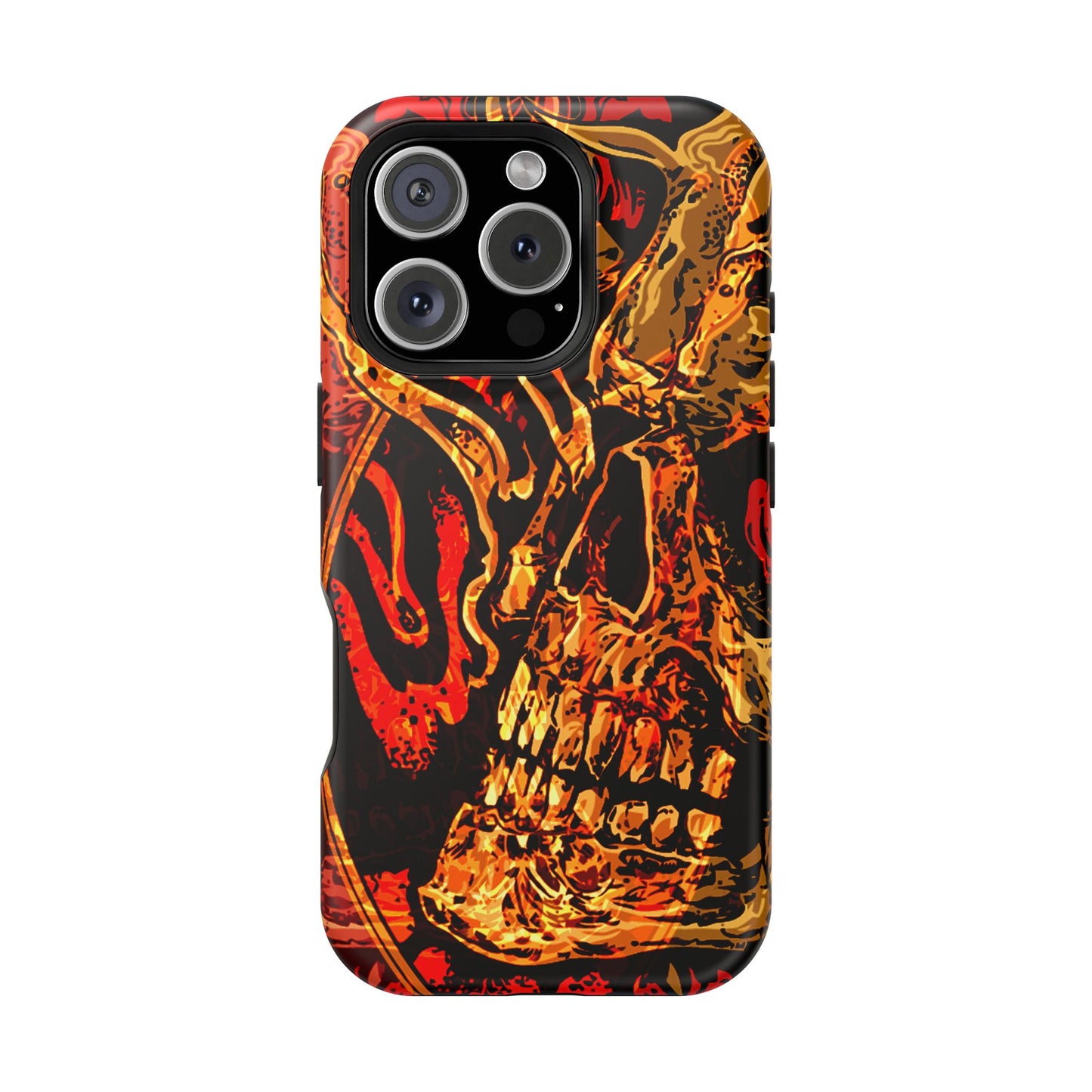 Skull Art MagSafe® iPhone Tough Case Dual Layer Robust