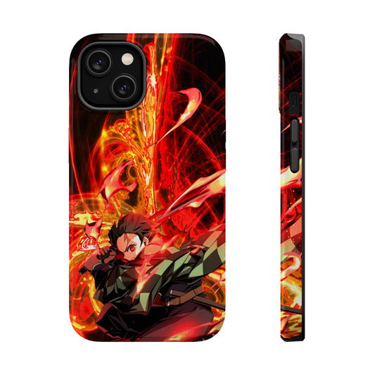 Demon Slayer Anime MagSafe® iPhone Tough Case Dual Layer Robust