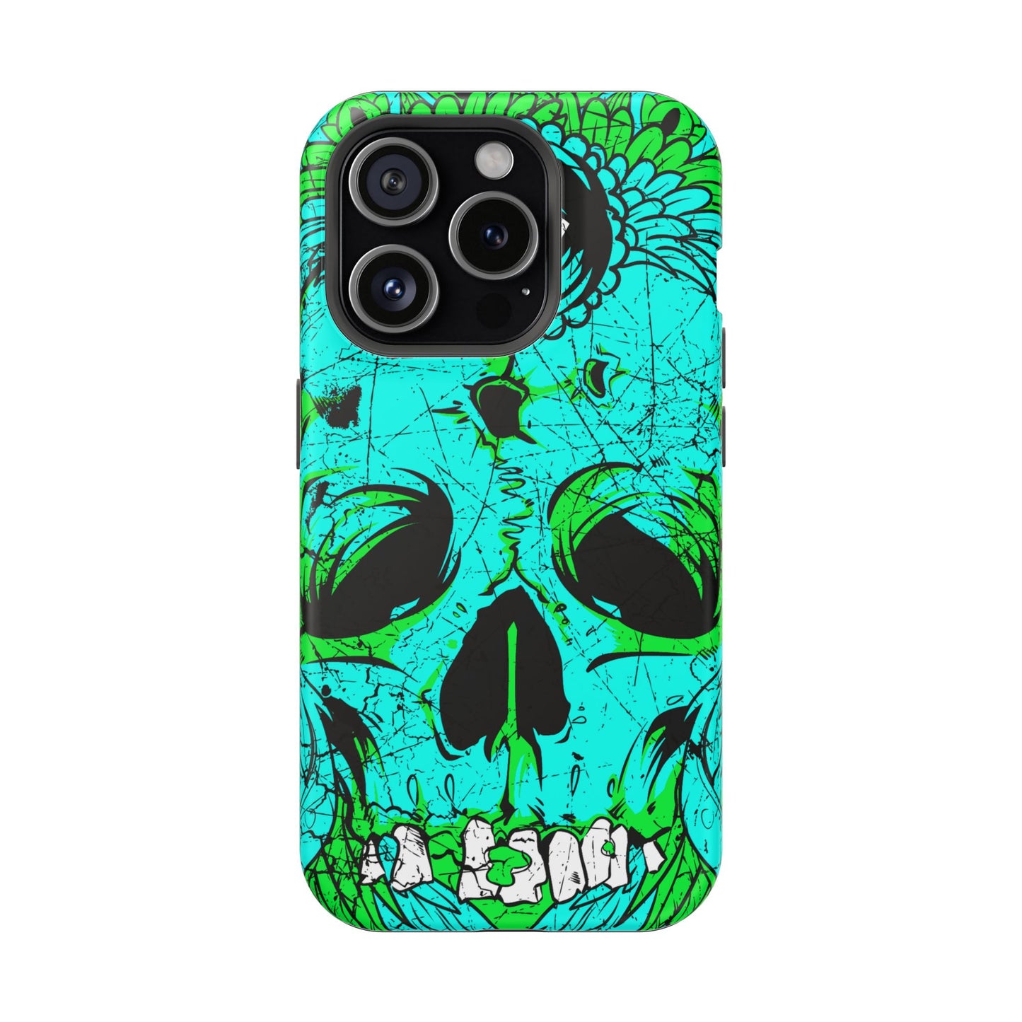 Skull Art MagSafe® iPhone Tough Case Dual Layer Robust