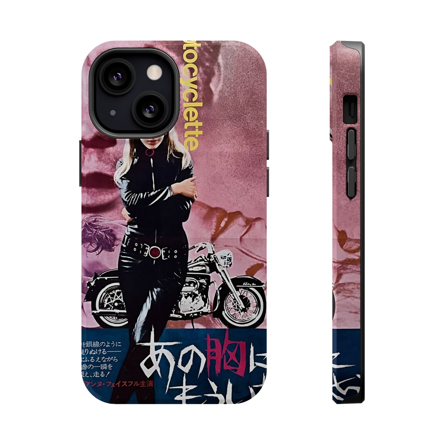 Girl on a Motorcycle MagSafe® iPhone Tough Case Dual Layer Robust