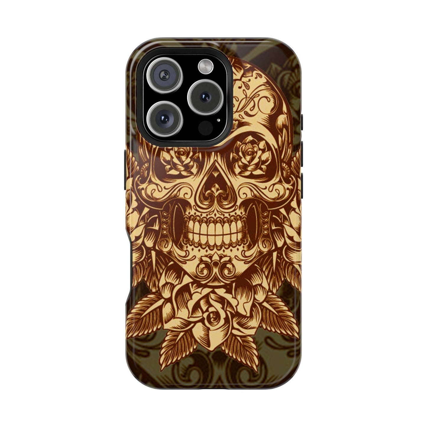 Skull Art MagSafe® iPhone Tough Case Dual Layer Robust