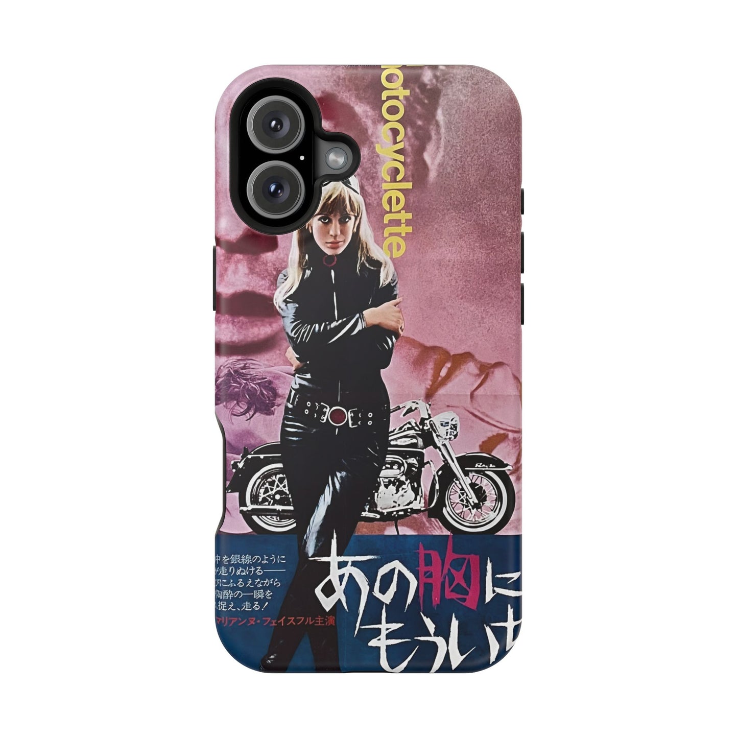 Girl on a Motorcycle MagSafe® iPhone Tough Case Dual Layer Robust