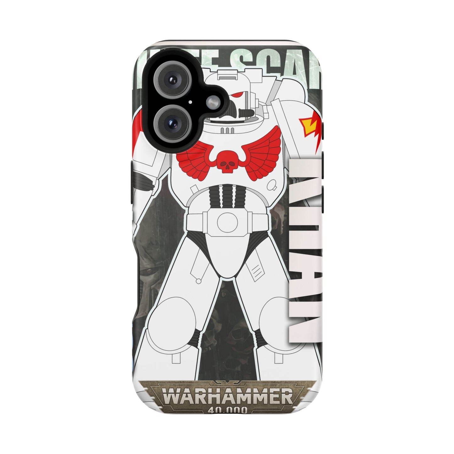Warhammer White Scars MagSafe® iPhone Tough Case Dual Layer Robust