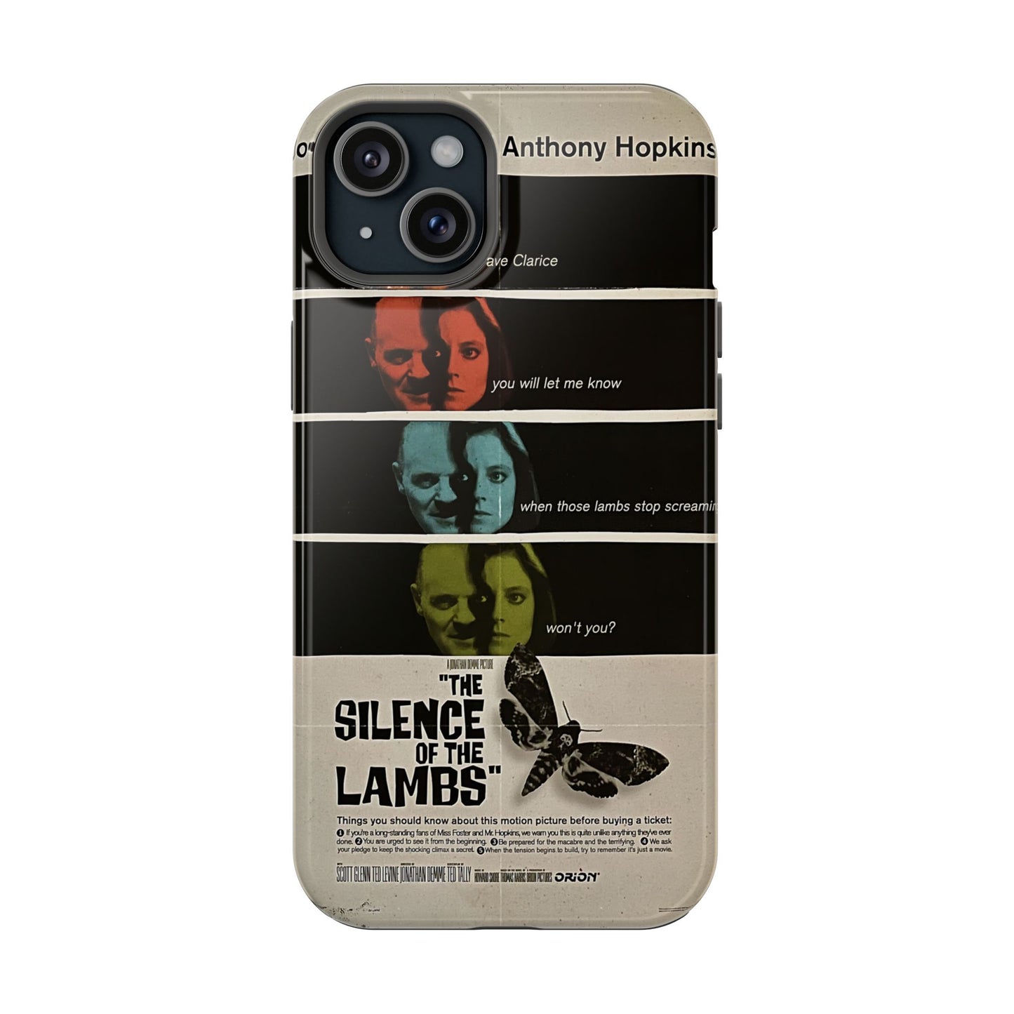 Silence of the Lambs MagSafe® iPhone Tough Case Dual Layer Robust