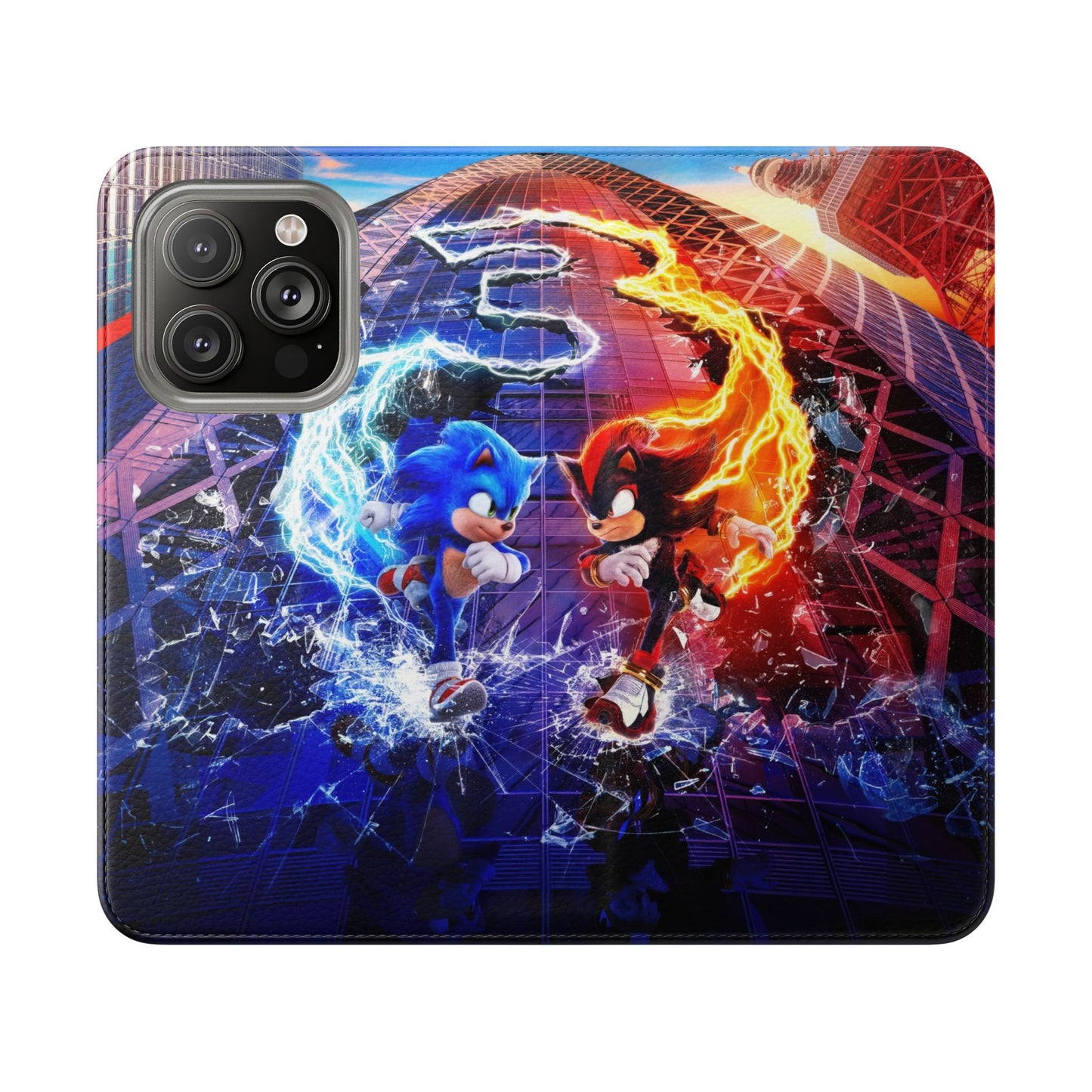 Sonic iPhone & Samsung Flip Case