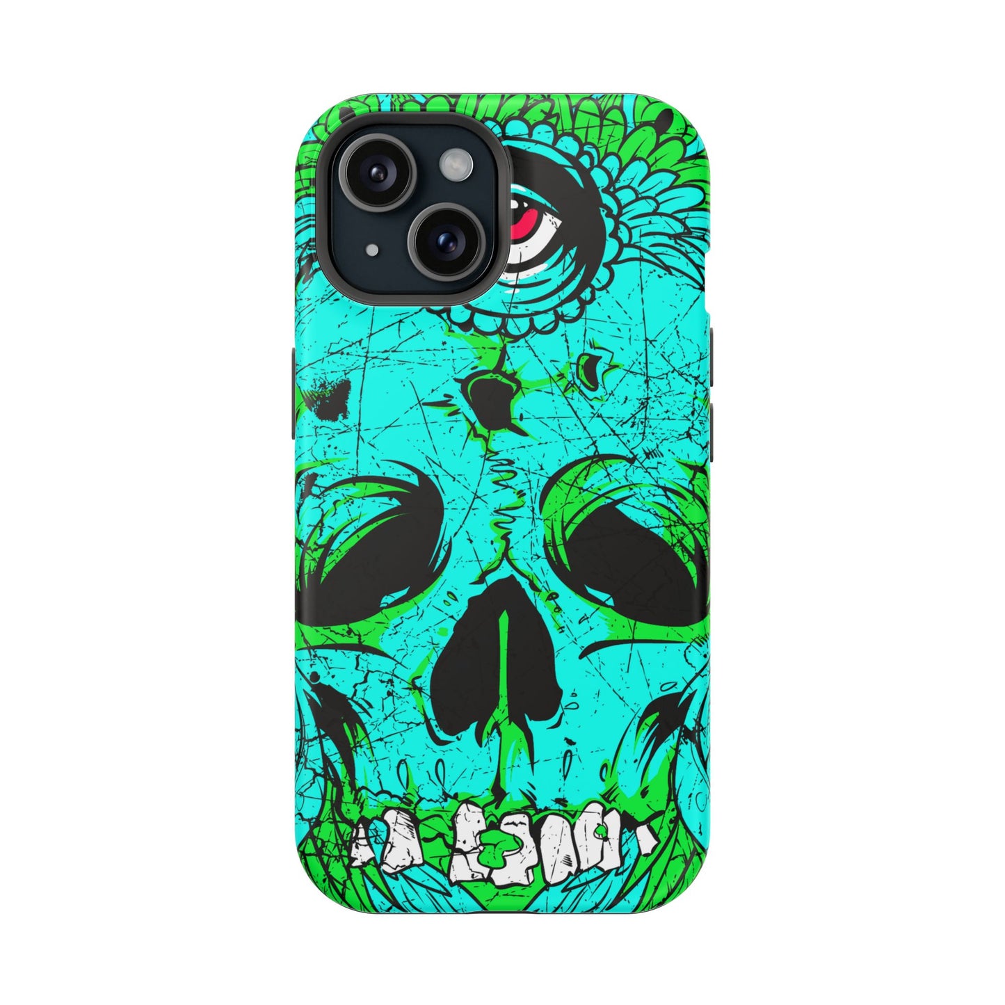 Skull Art MagSafe® iPhone Tough Case Dual Layer Robust