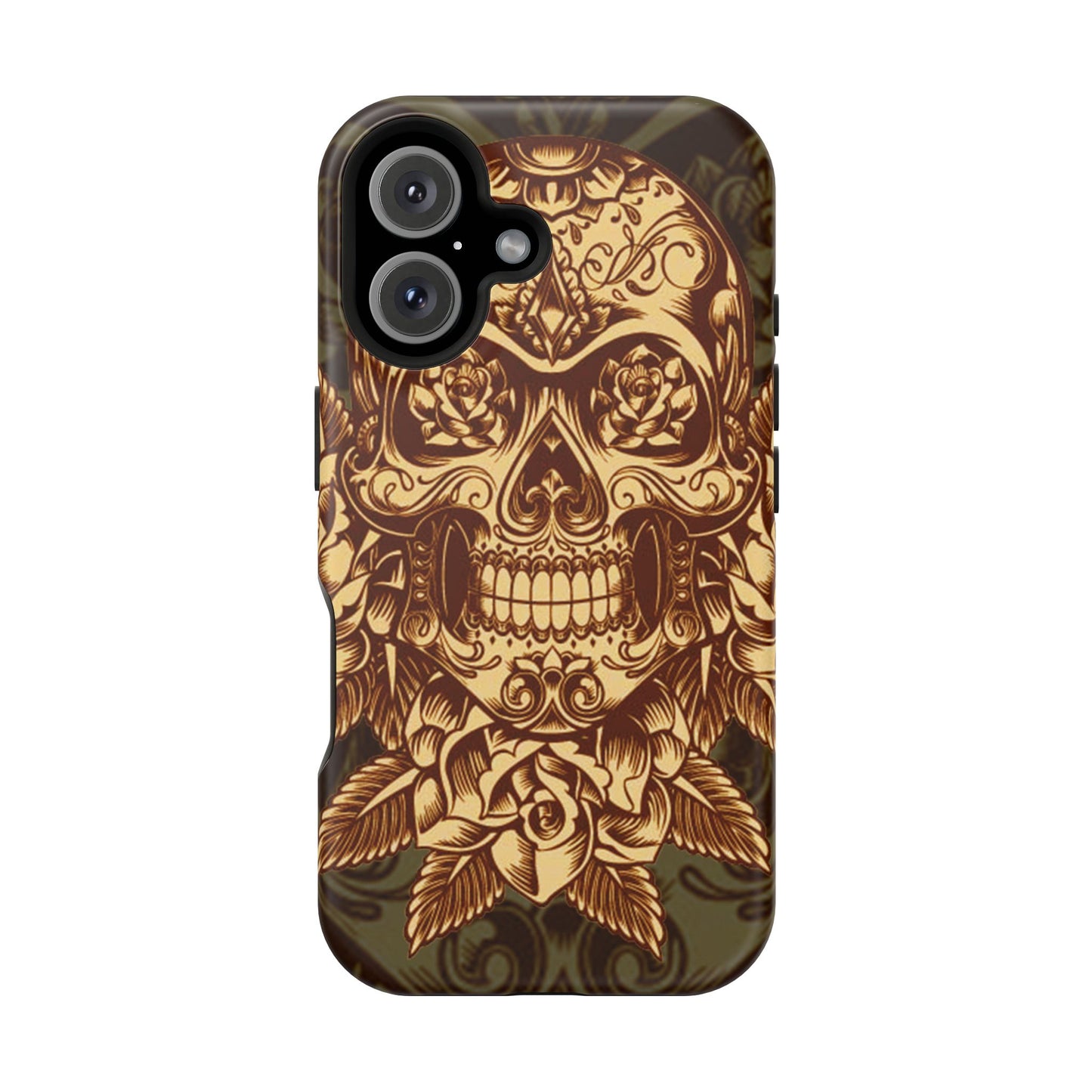 Skull Art MagSafe® iPhone Tough Case Dual Layer Robust