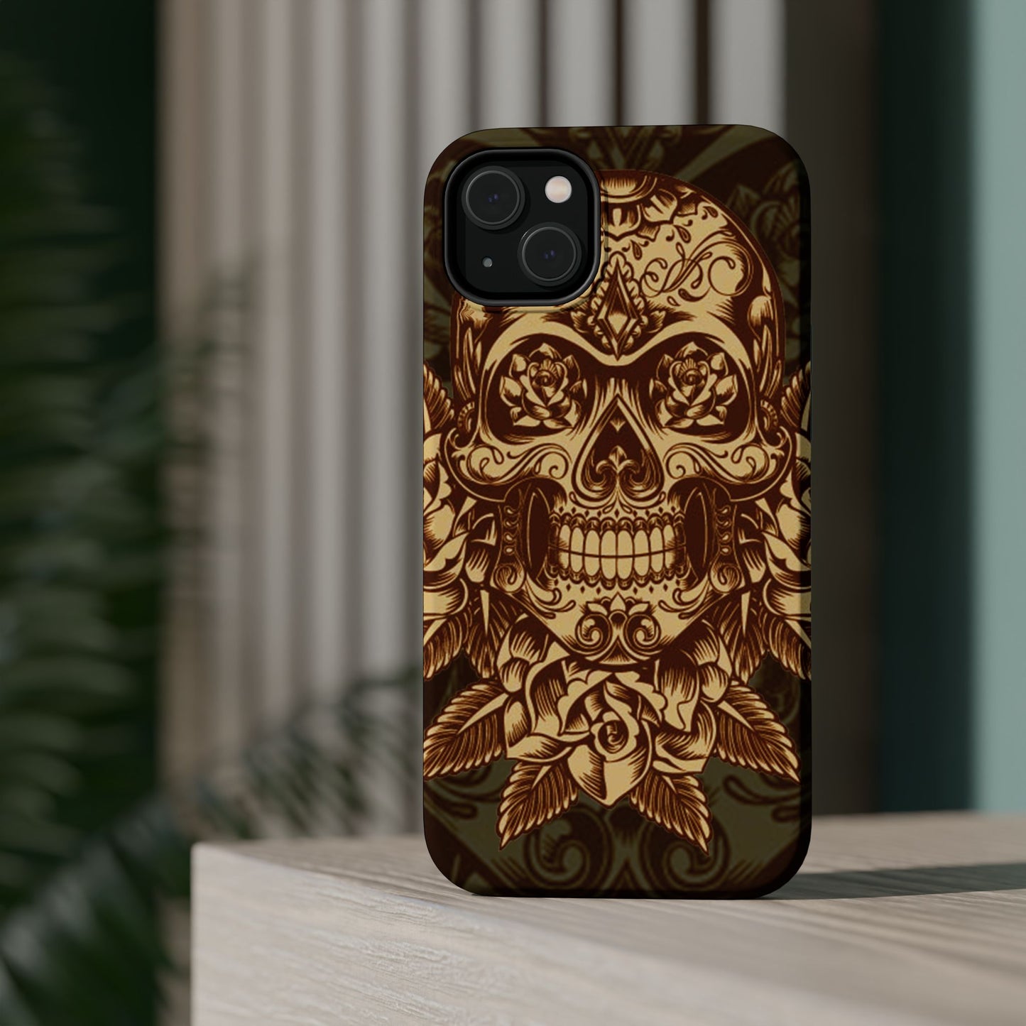 Skull Art MagSafe® iPhone Tough Case Dual Layer Robust