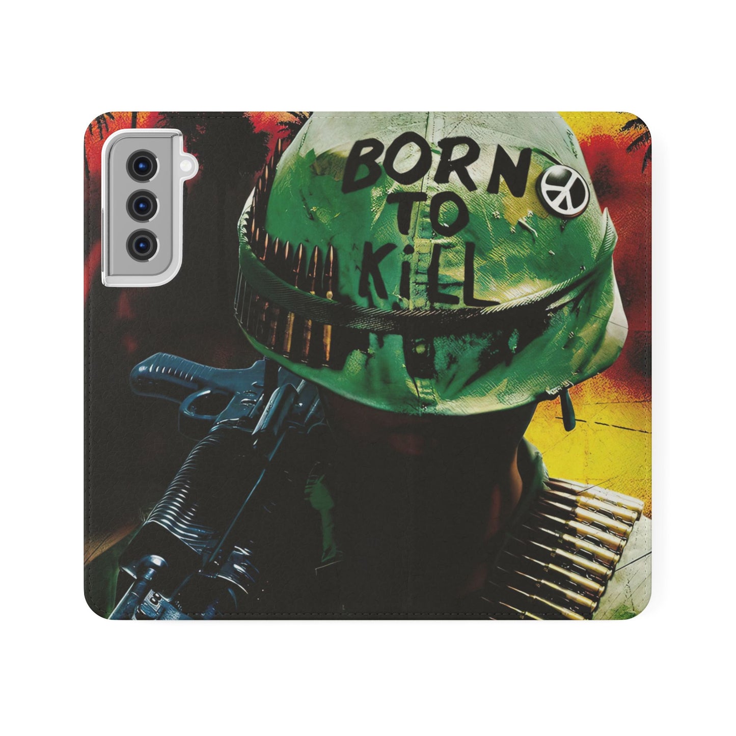 Full Metal Jacket Flip Case for iPhone & Samsung | PhoneMags