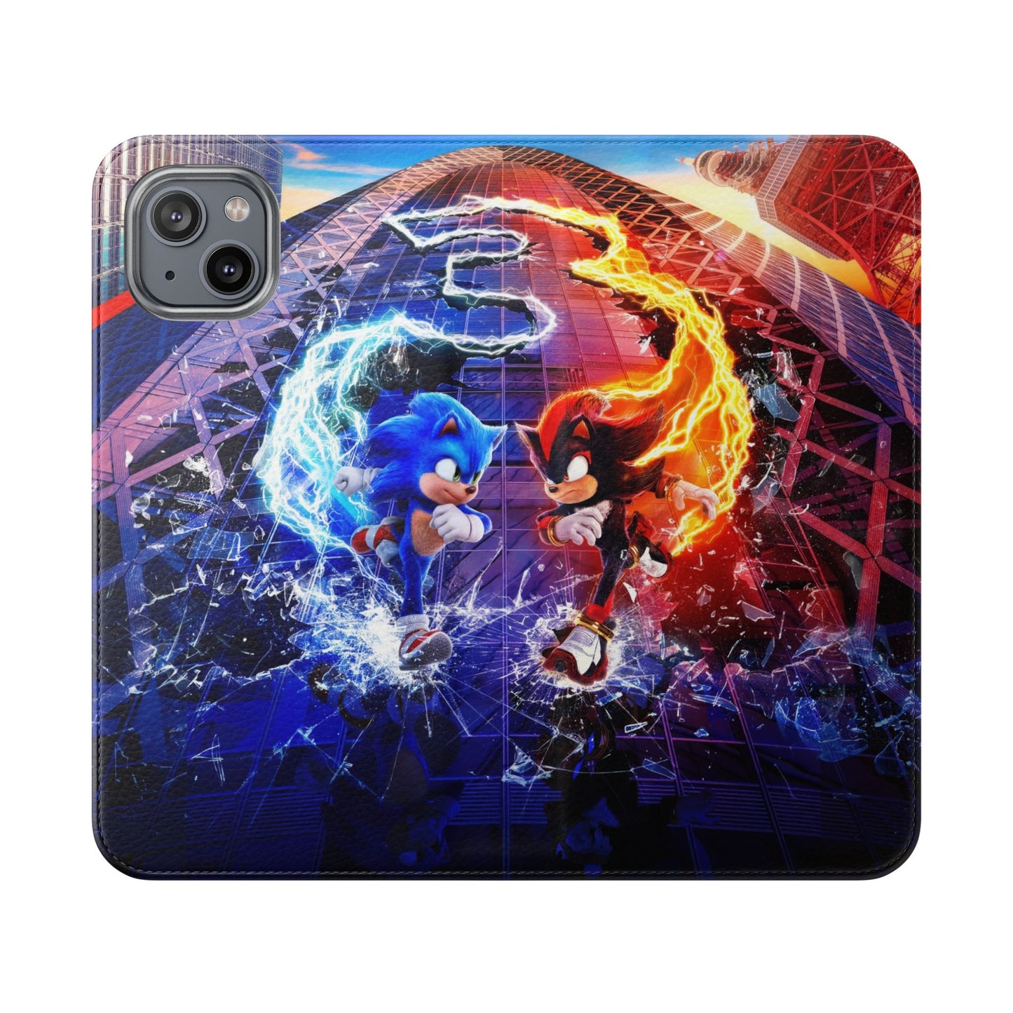Sonic iPhone & Samsung Flip Case