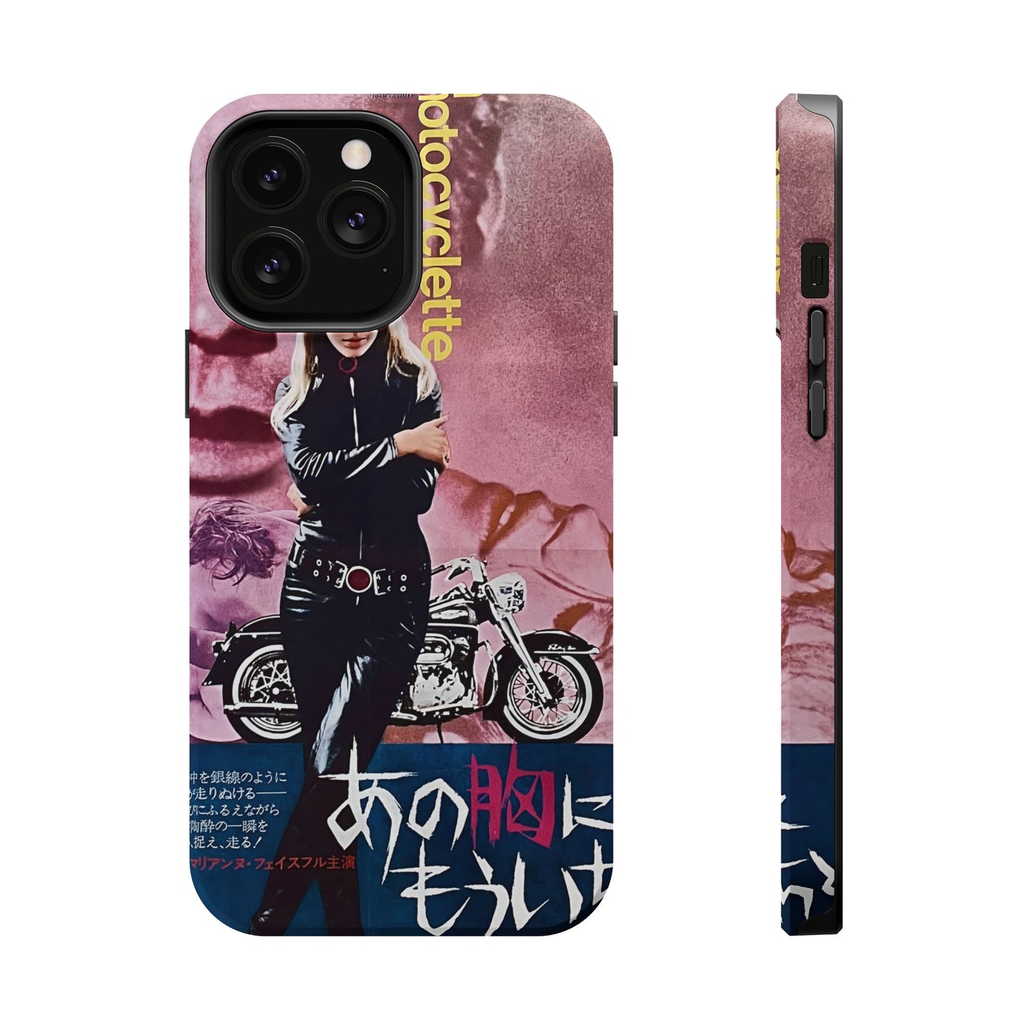 Girl on a Motorcycle MagSafe® iPhone Tough Case Dual Layer Robust