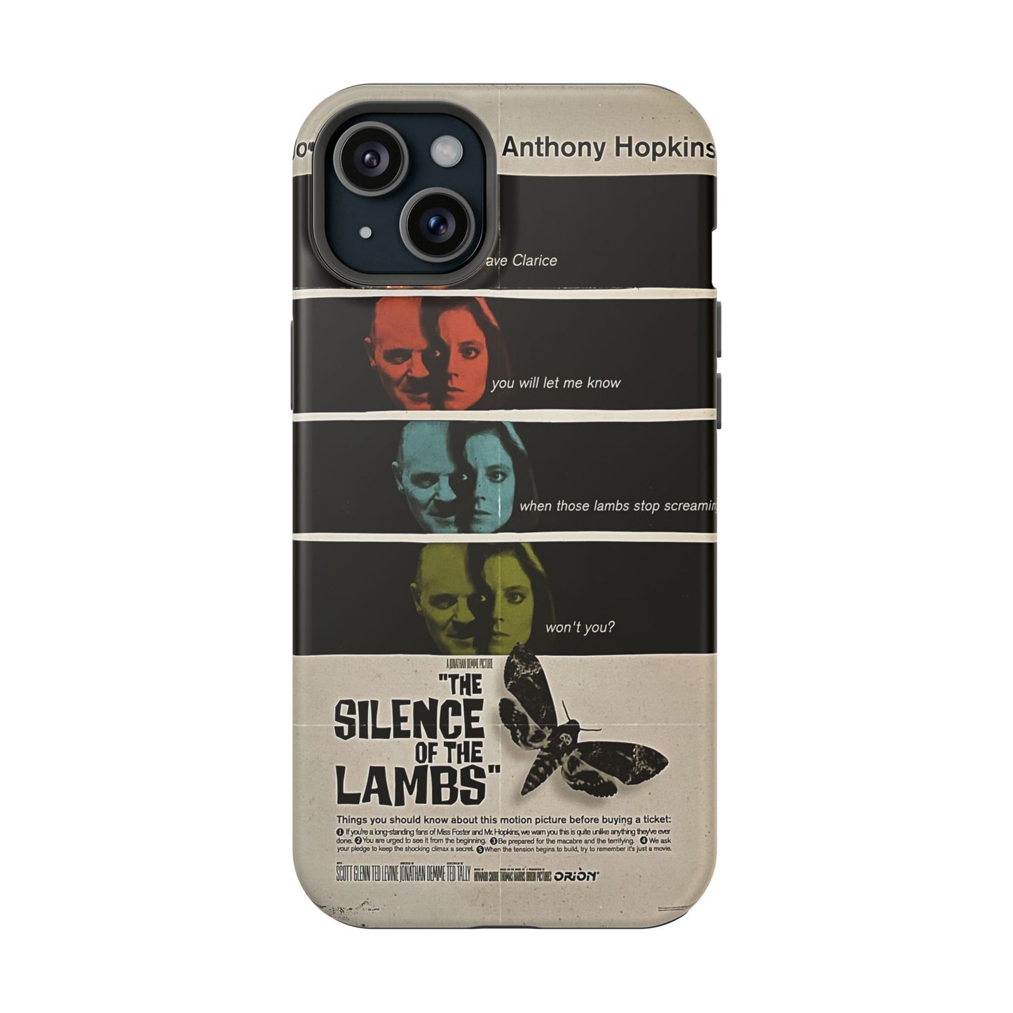 Silence of the Lambs MagSafe® iPhone Tough Case Dual Layer Robust