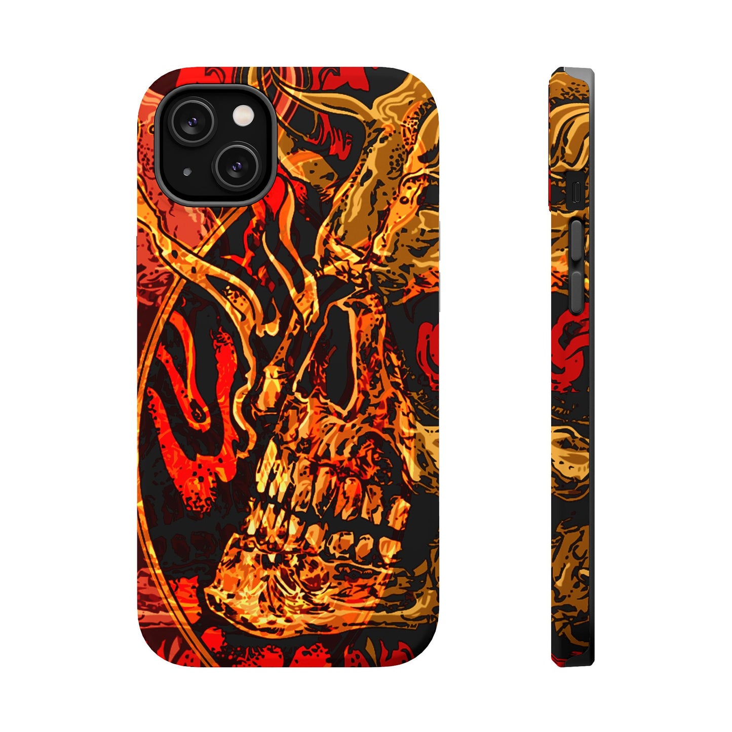 Skull Art MagSafe® iPhone Tough Case Dual Layer Robust