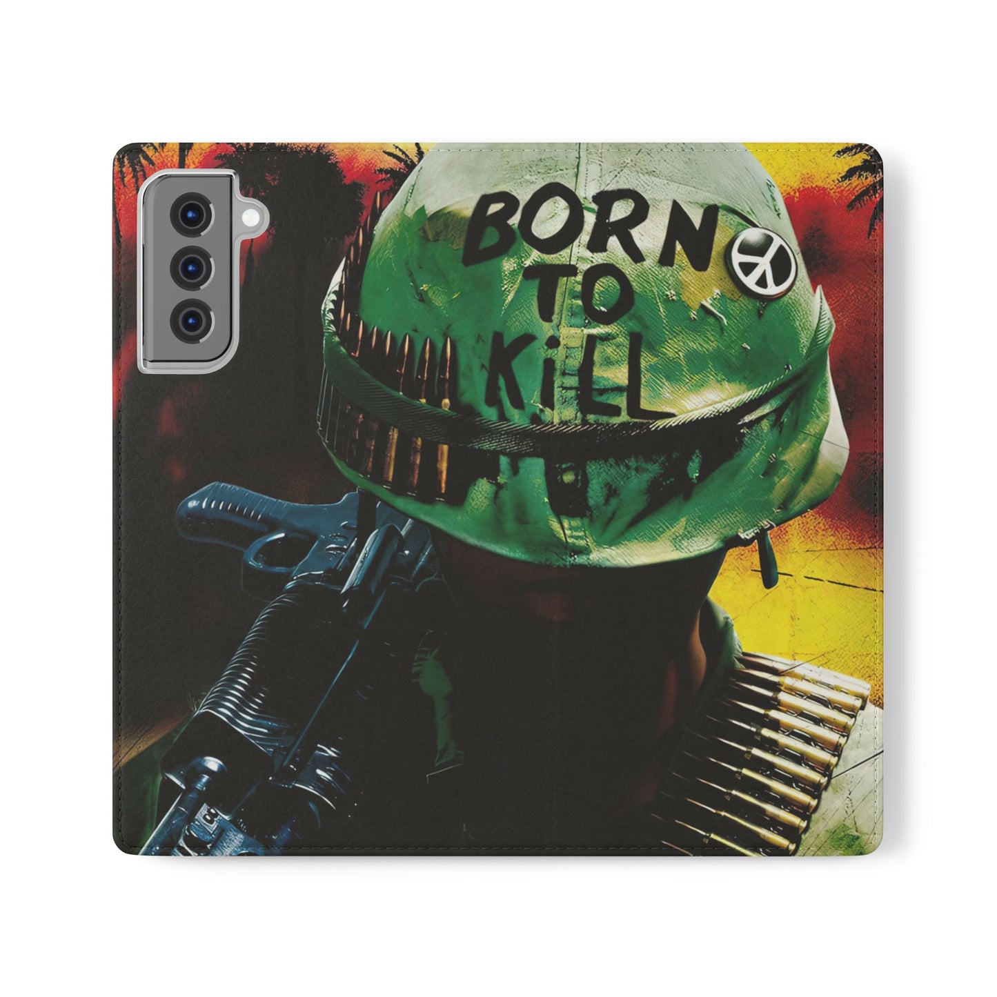 Full Metal Jacket Flip Case for iPhone & Samsung | PhoneMags