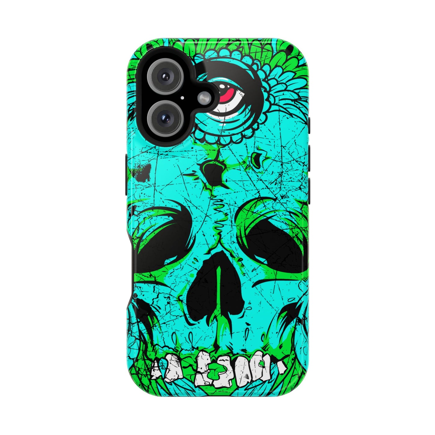 Skull Art MagSafe® iPhone Tough Case Dual Layer Robust