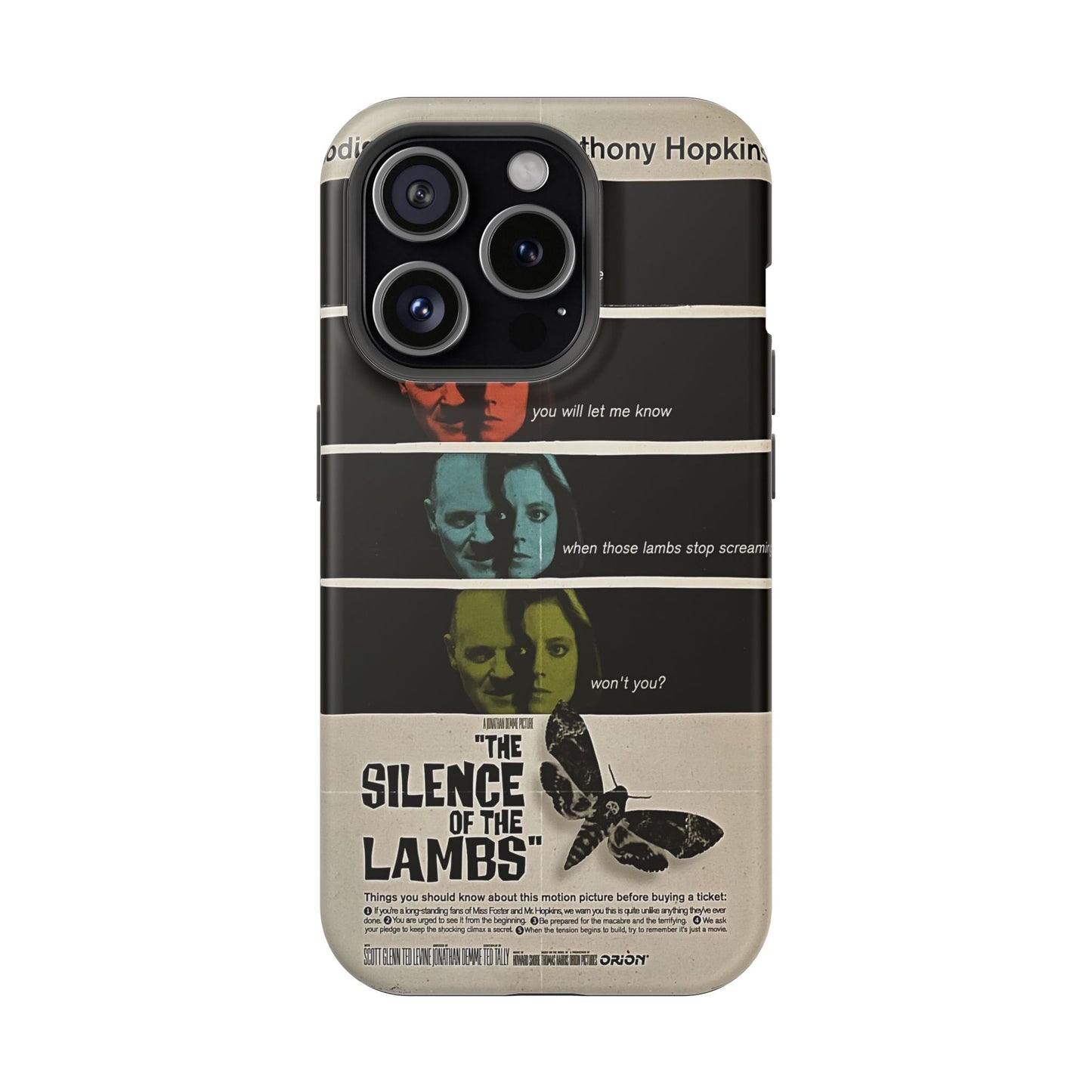 Silence of the Lambs MagSafe® iPhone Tough Case Dual Layer Robust