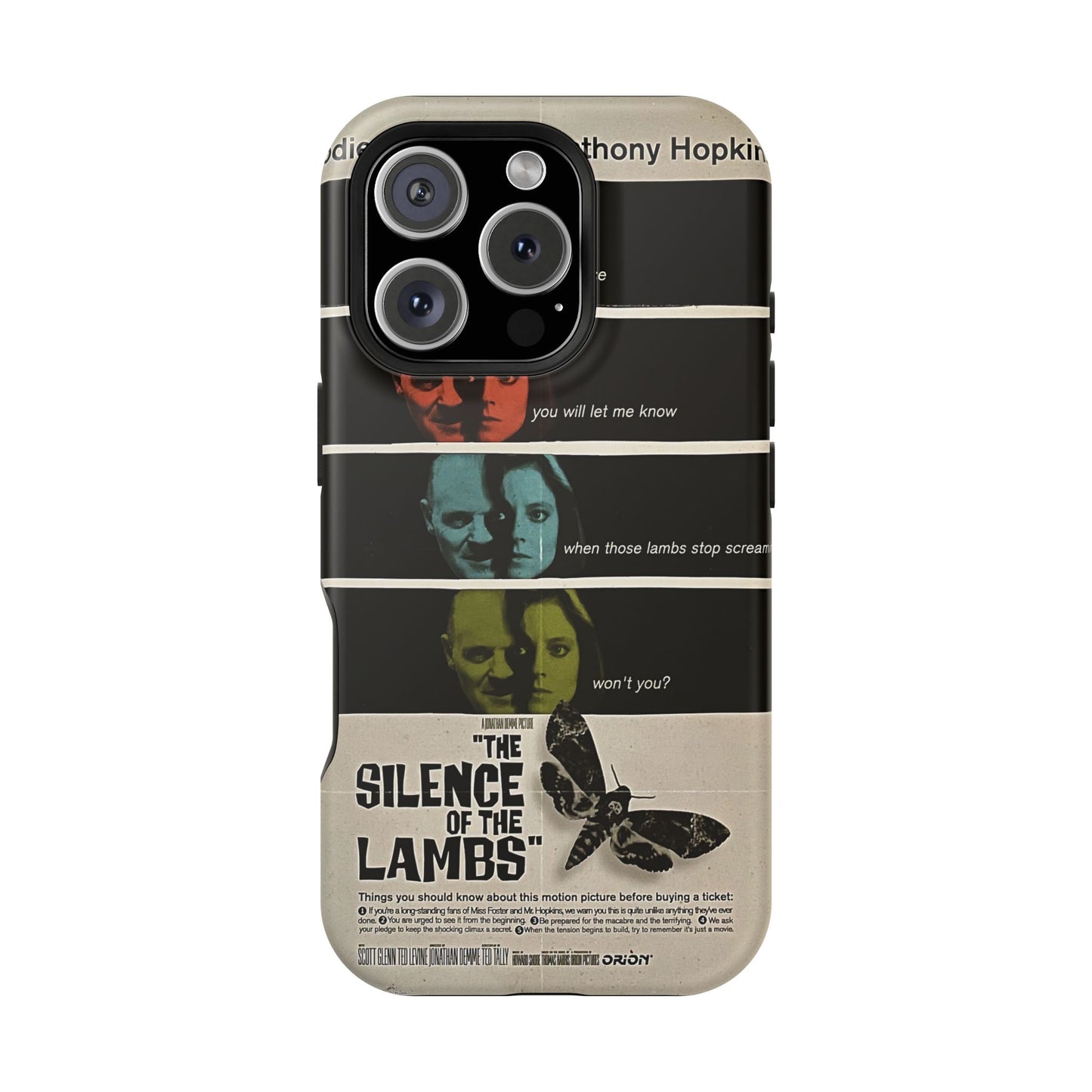 Silence of the Lambs MagSafe® iPhone Tough Case Dual Layer Robust