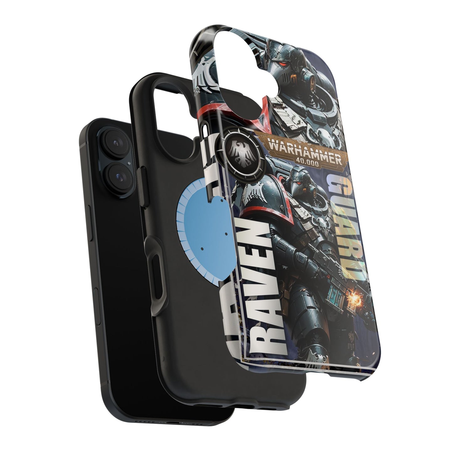 Warhammer Raven Guard MagSafe® iPhone Tough Case Dual Layer Robust