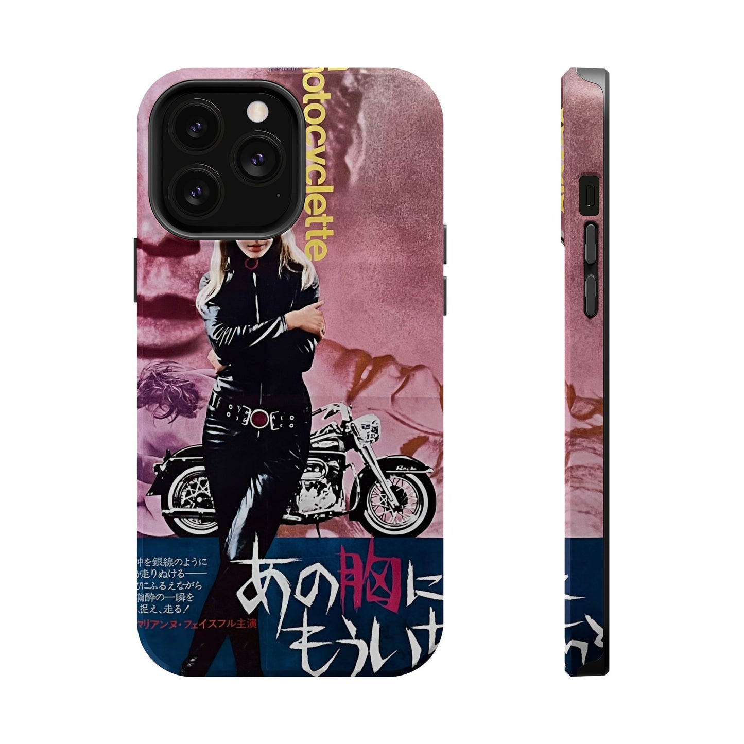 Girl on a Motorcycle MagSafe® iPhone Tough Case Dual Layer Robust