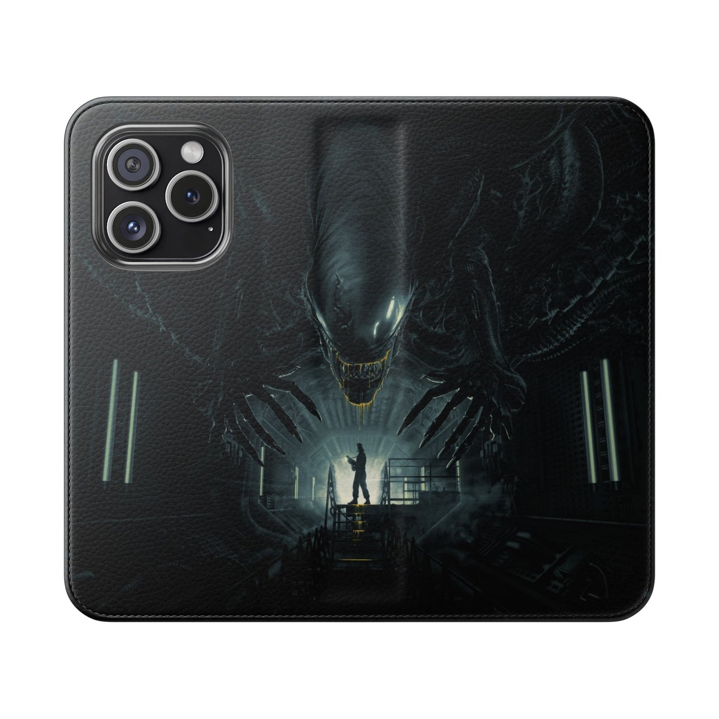 Alien iPhone & Samsung Flip Case
