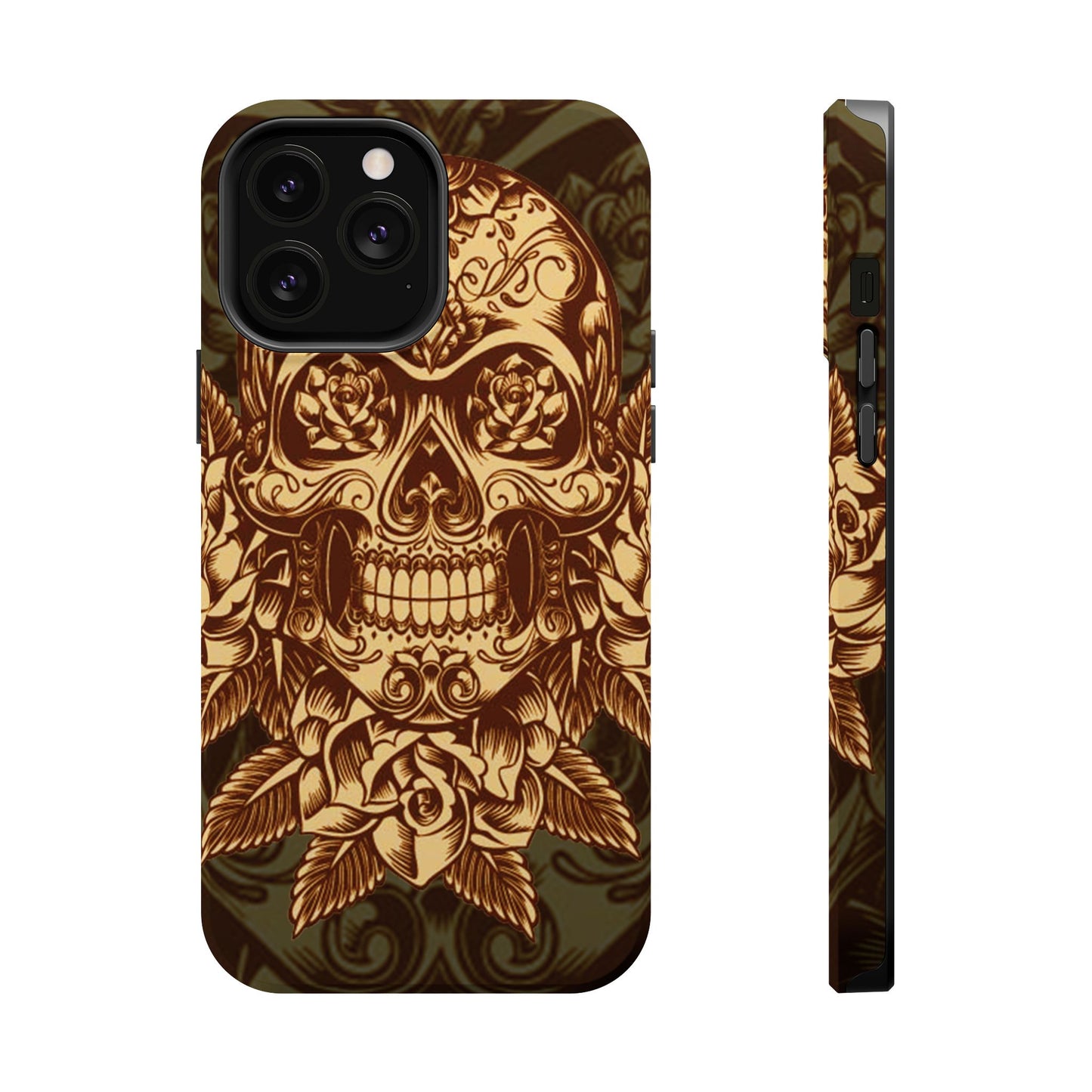 Skull Art MagSafe® iPhone Tough Case Dual Layer Robust