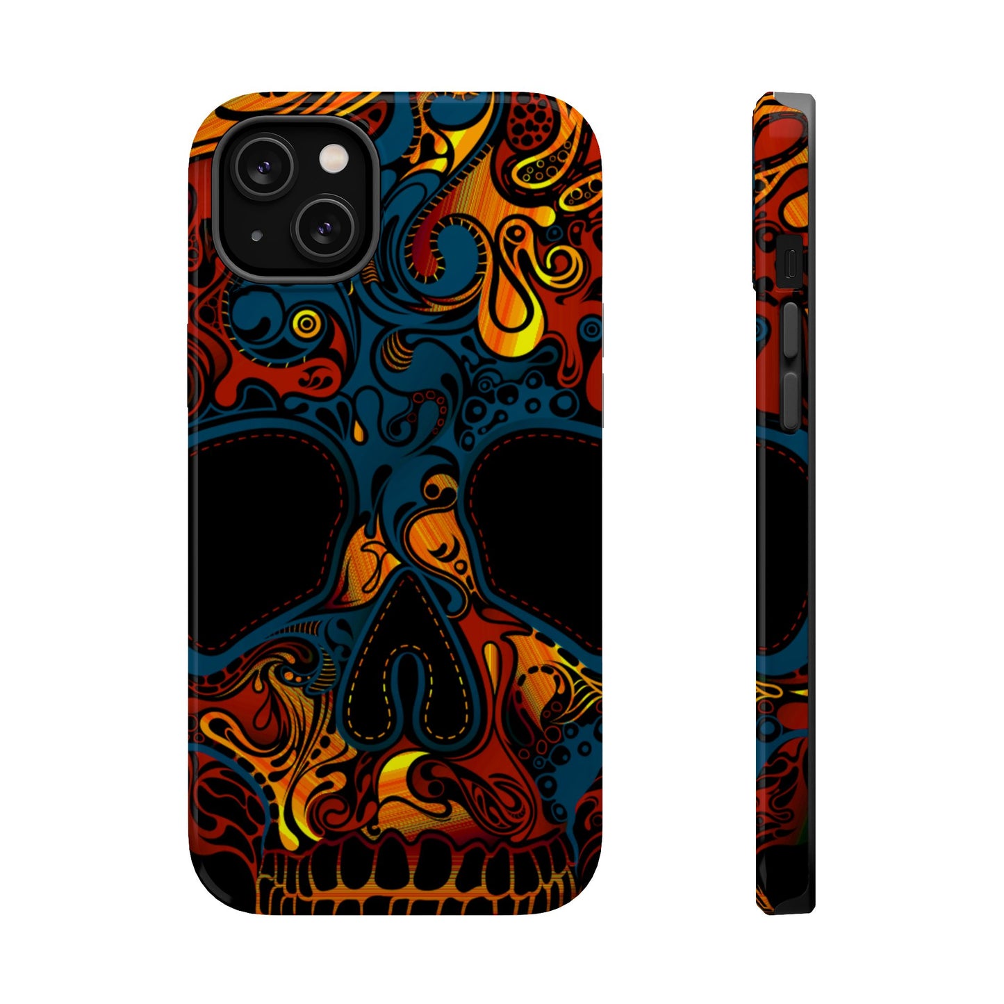 Skull Art MagSafe® iPhone Tough Case Dual Layer Robust