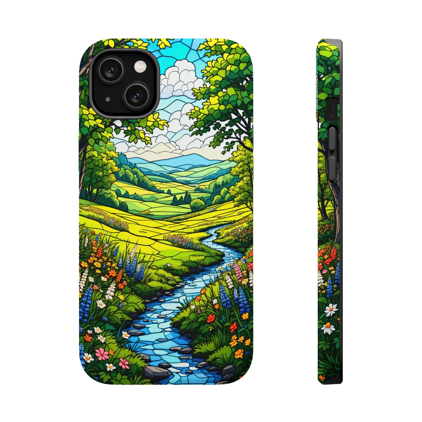 Art Nature MagSafe® iPhone Tough Case Dual Layer Robust