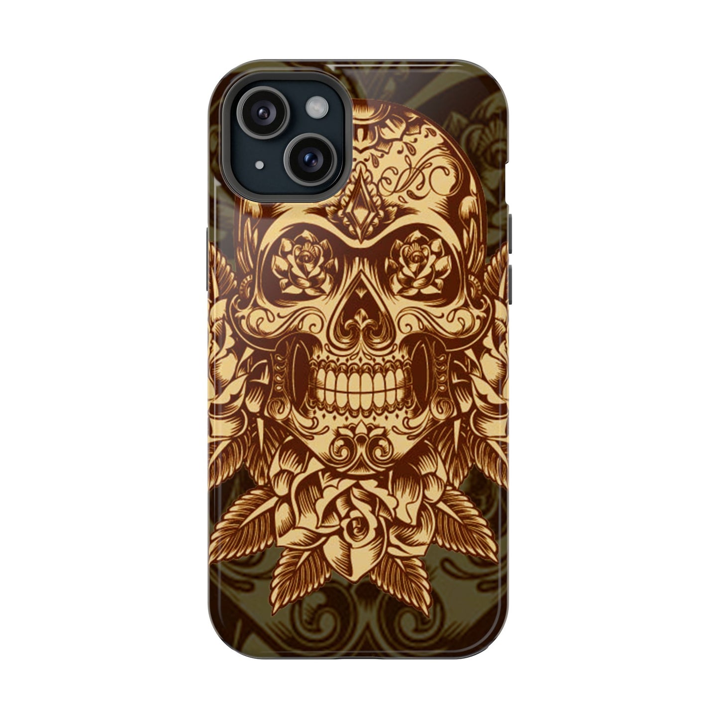 Skull Art MagSafe® iPhone Tough Case Dual Layer Robust