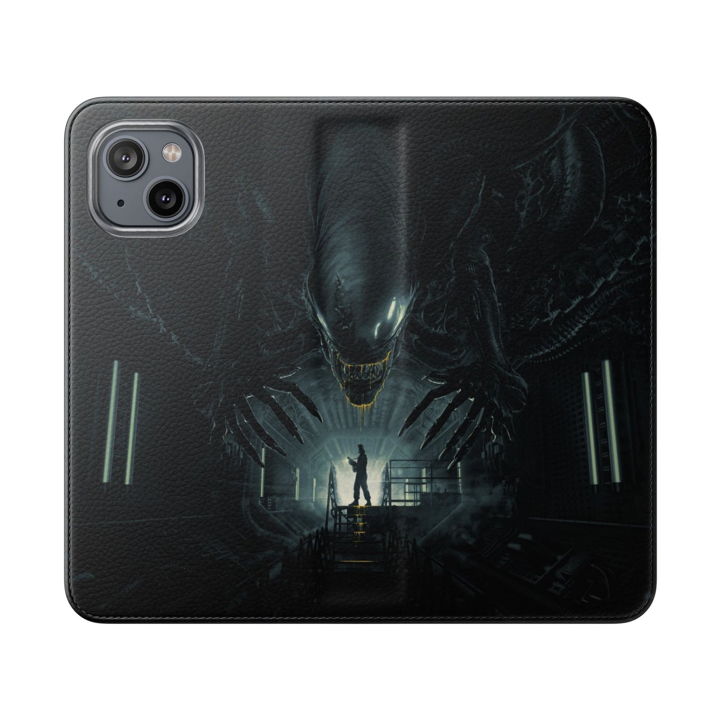 Alien iPhone & Samsung Flip Case