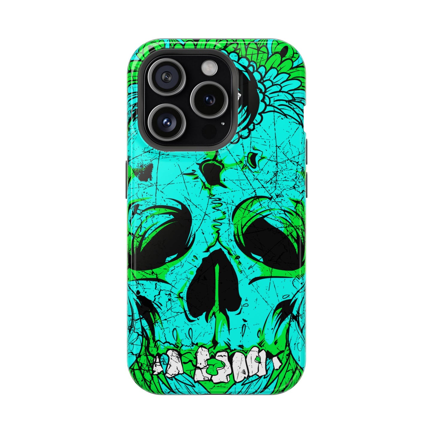 Skull Art MagSafe® iPhone Tough Case Dual Layer Robust