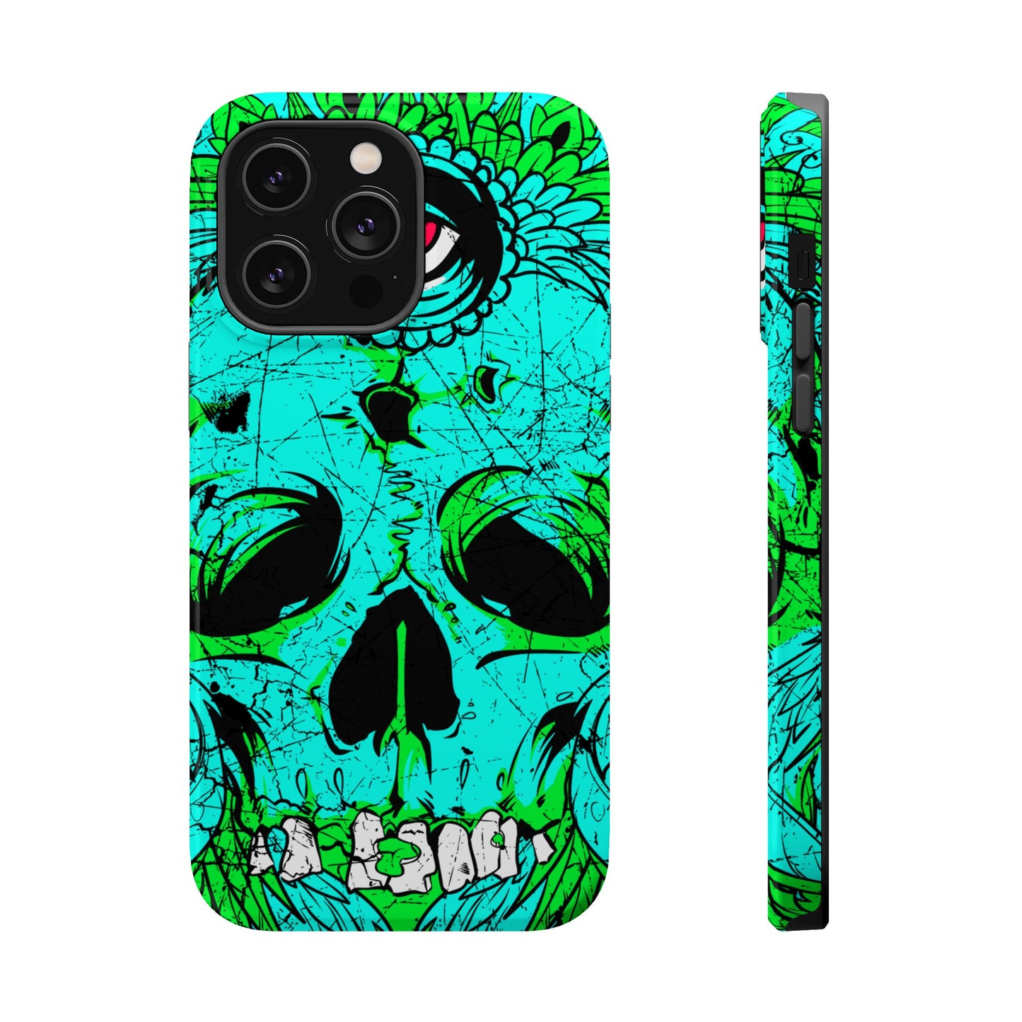 Skull Art MagSafe® iPhone Tough Case Dual Layer Robust