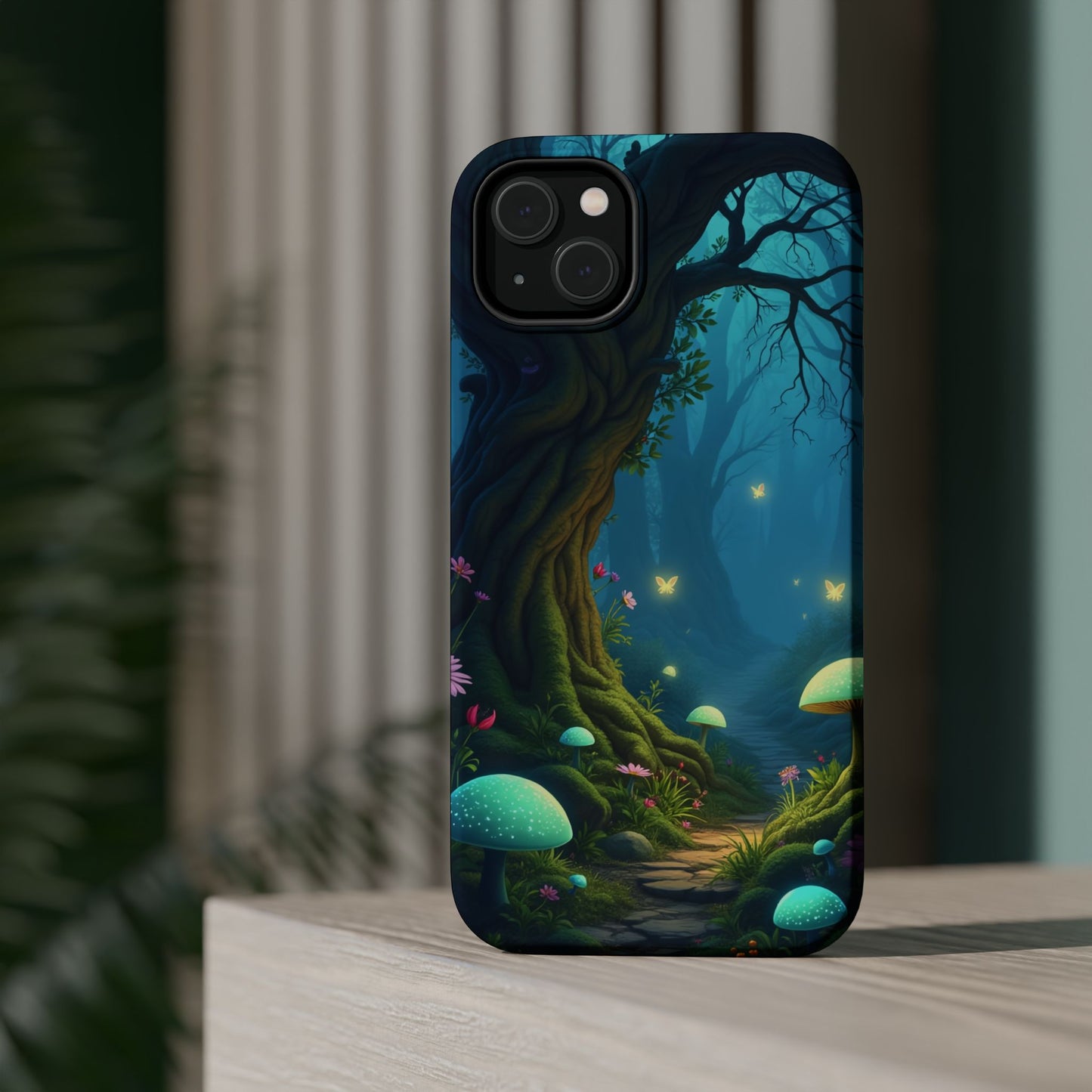 Shrooms Nature MagSafe® iPhone Tough Case Dual Layer Robust