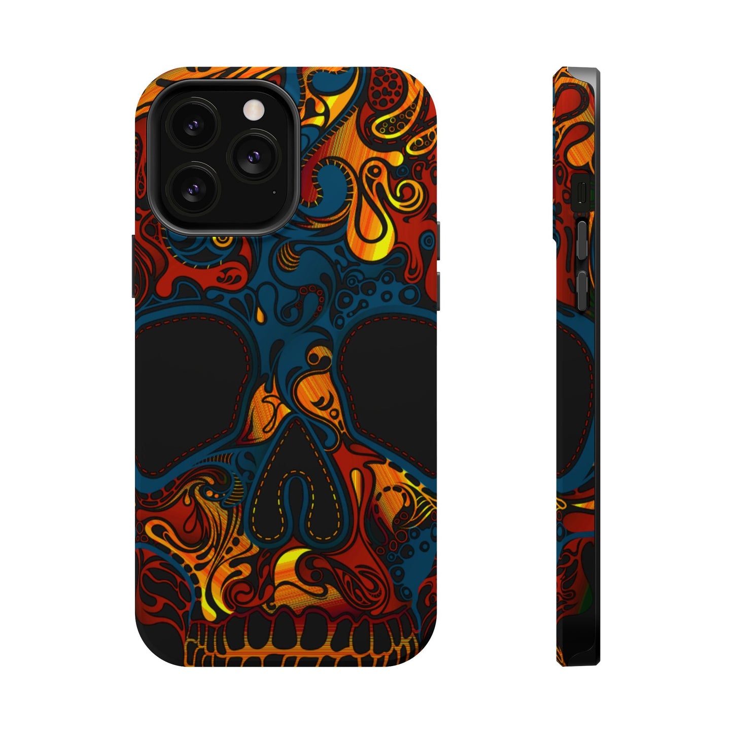 Skull Art MagSafe® iPhone Tough Case Dual Layer Robust