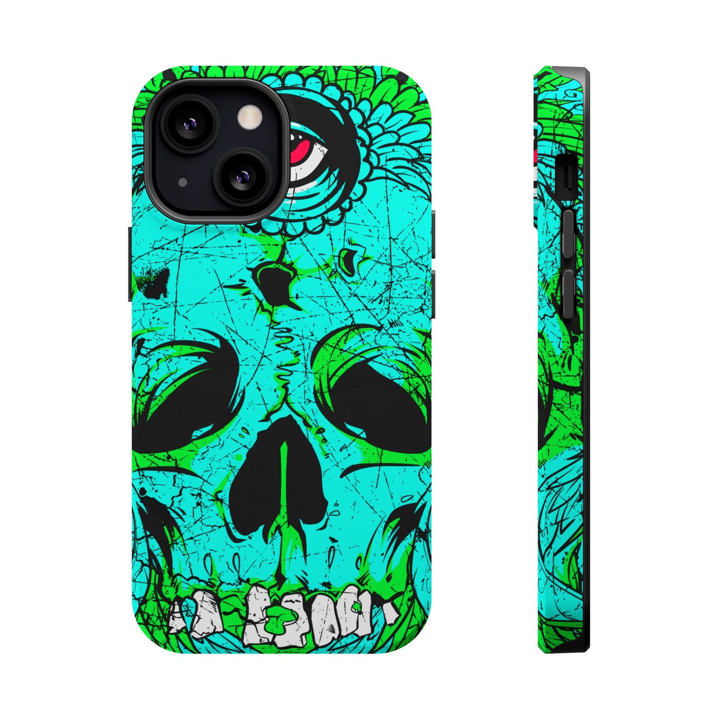 Skull Art MagSafe® iPhone Tough Case Dual Layer Robust