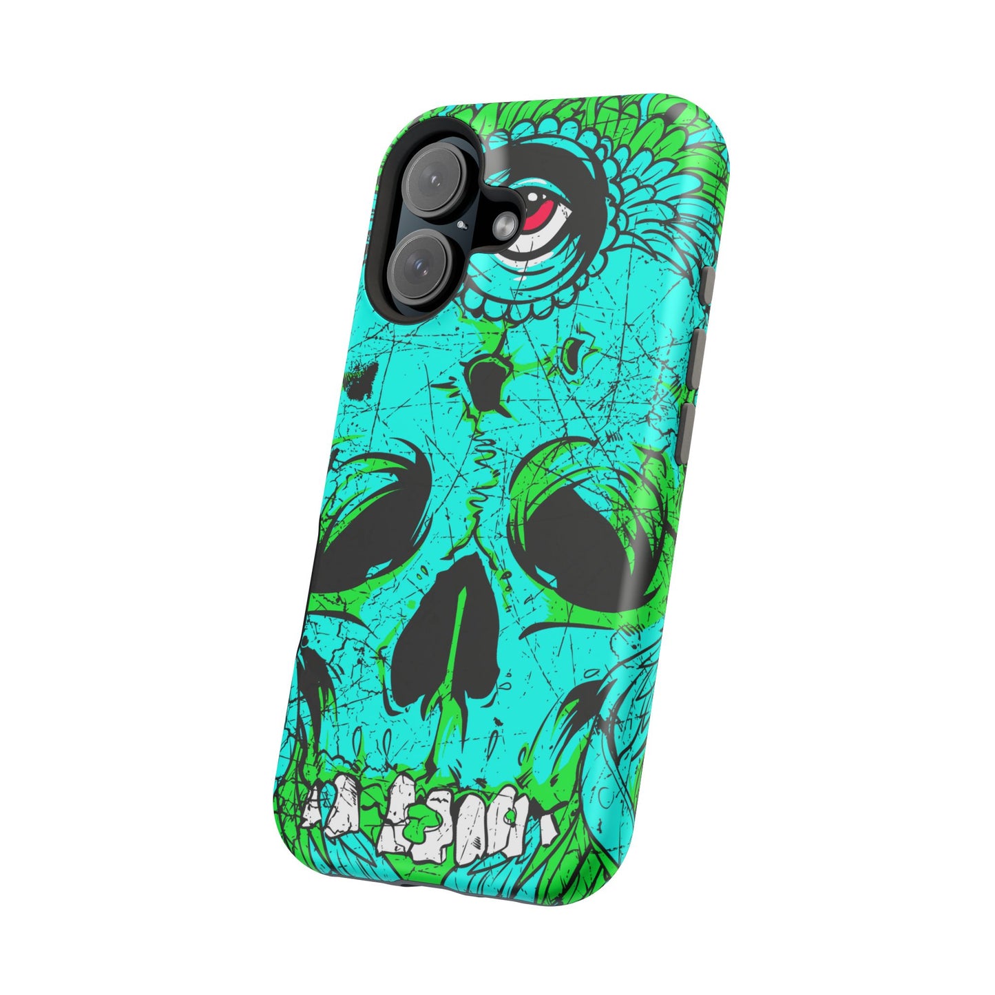 Skull Art MagSafe® iPhone Tough Case Dual Layer Robust