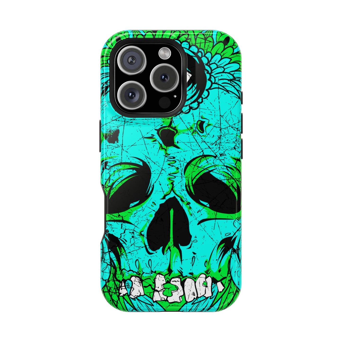 Skull Art MagSafe® iPhone Tough Case Dual Layer Robust