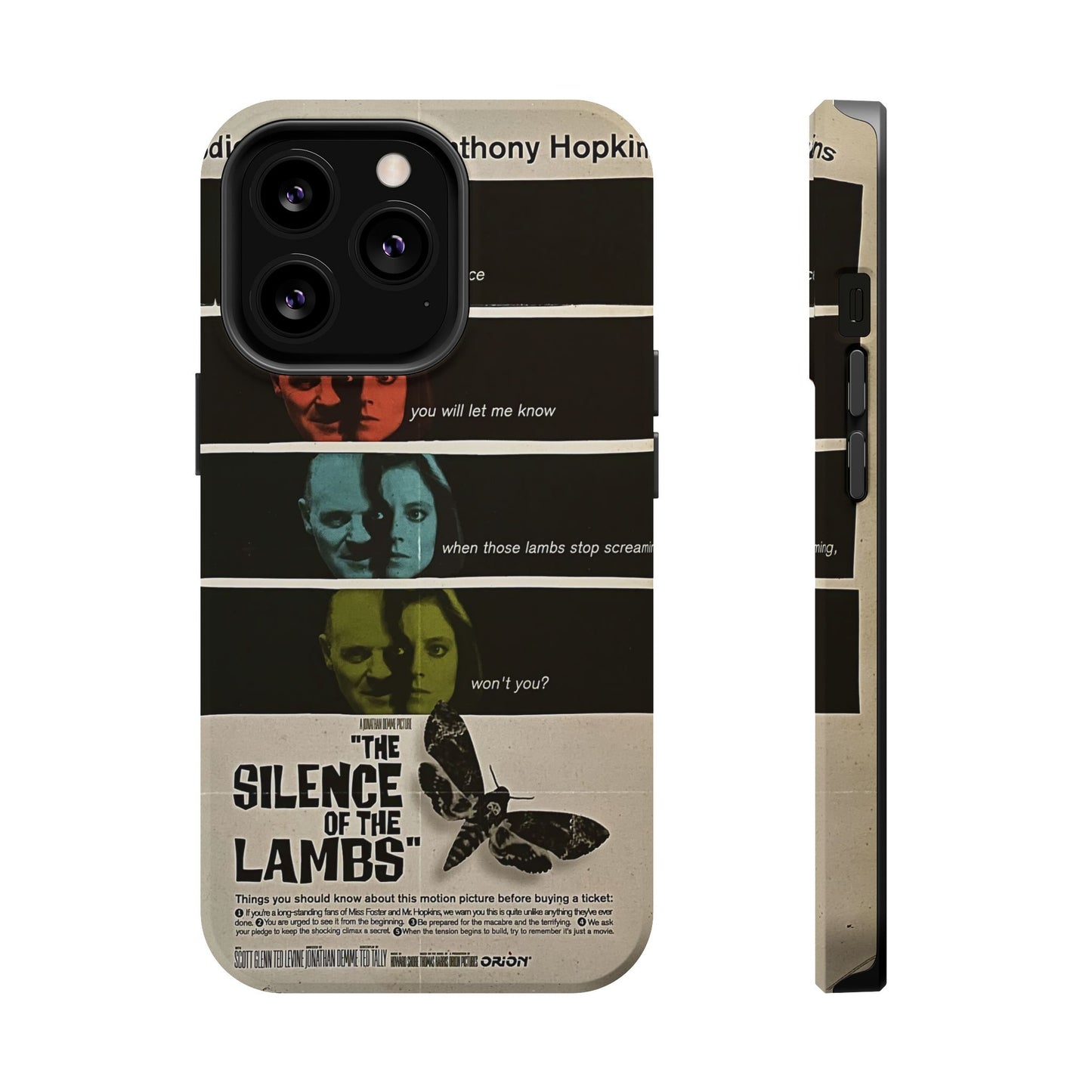 Silence of the Lambs MagSafe® iPhone Tough Case Dual Layer Robust