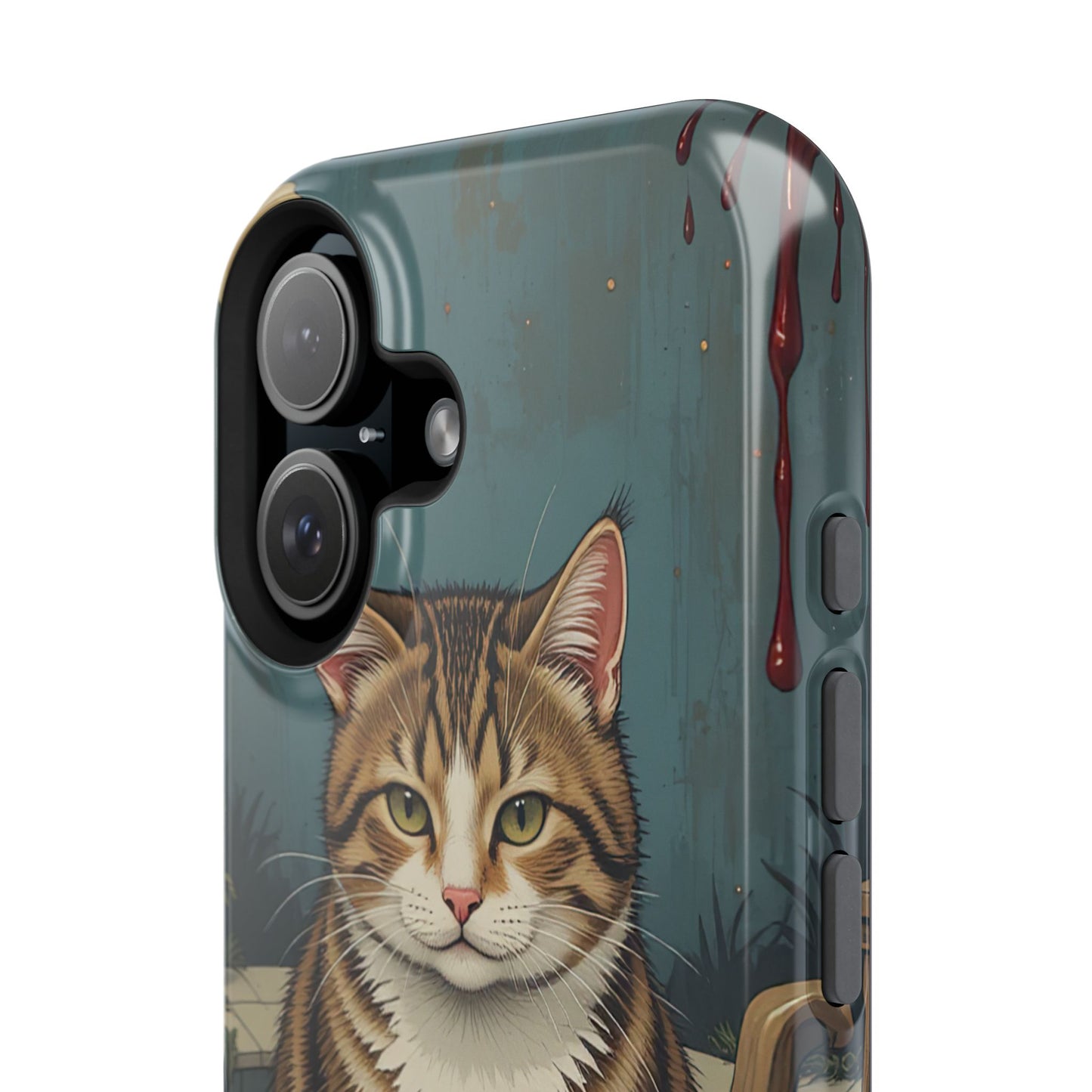 Playing Cat MagSafe® iPhone Tough Case Dual Layer Robust