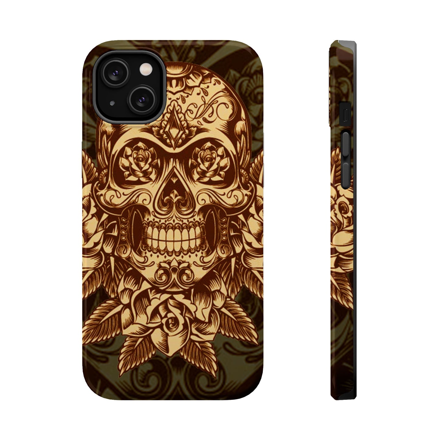 Skull Art MagSafe® iPhone Tough Case Dual Layer Robust