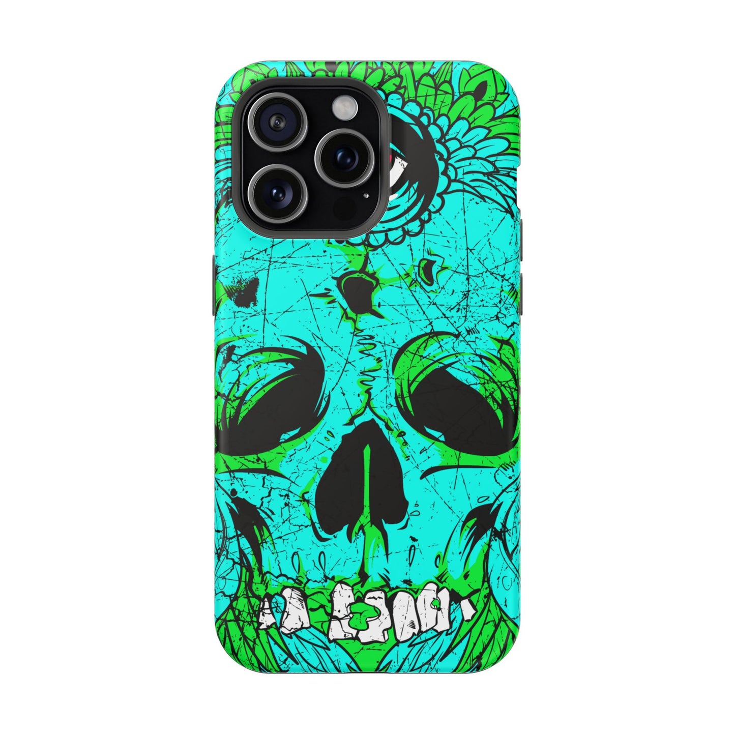 Skull Art MagSafe® iPhone Tough Case Dual Layer Robust