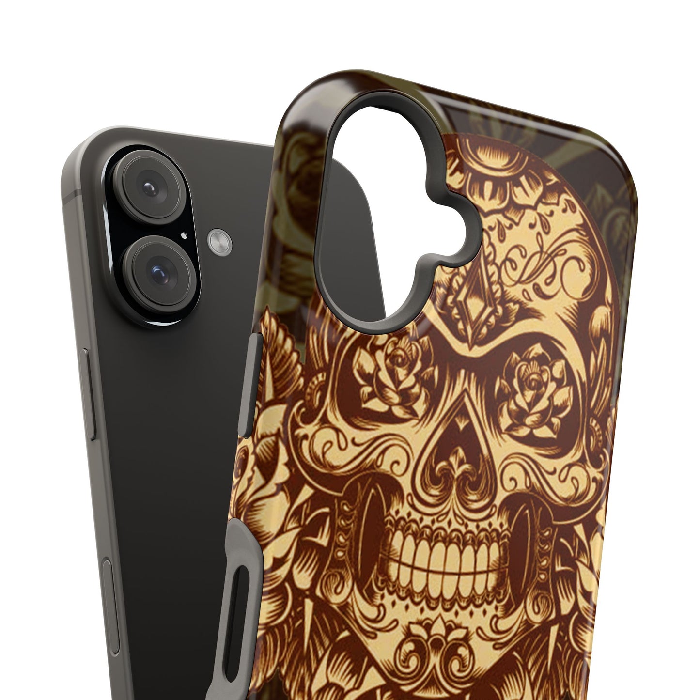 Skull Art MagSafe® iPhone Tough Case Dual Layer Robust