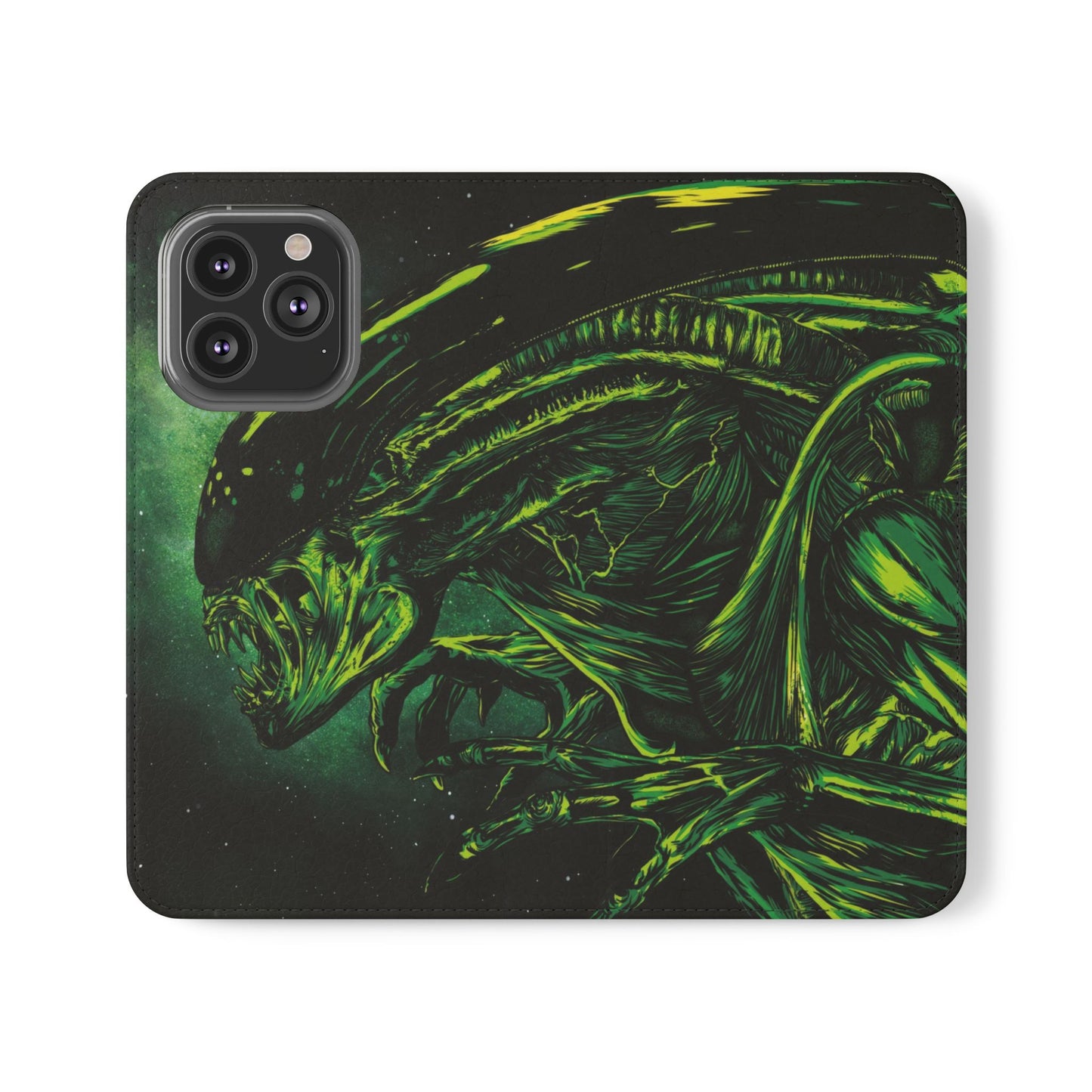 Alien Flip Case for iPhone & Samsung | PhoneMags